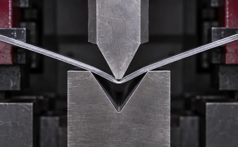 Гибка листового металла на листогибочном прессе